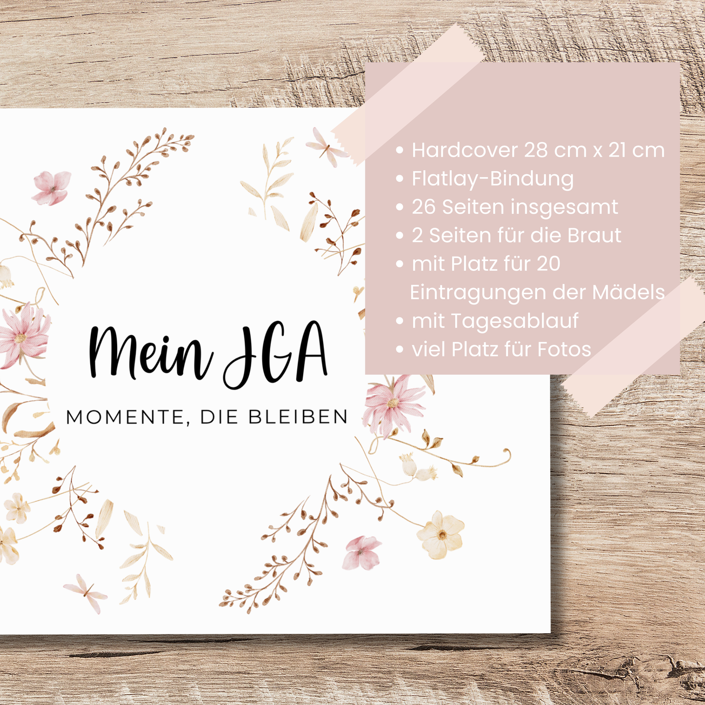 JGA Buch | JGA Erinnerungsbuch | JGA Mädels Album